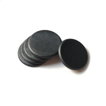 10pcs pps moeda botão tipo reutilizável e lavável da freqüência ultraelevada do rfid Roupas de marca para o seguimento do vestuário de limpeza a seco de 13,56 MHZ M1 tag rfid