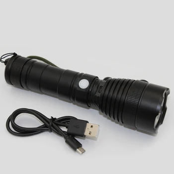 1200 Lumens USB Recarregável XM-L2 LEVOU Lanterna de Bolso Luz da Lâmpada de Alto/baixo/strobe