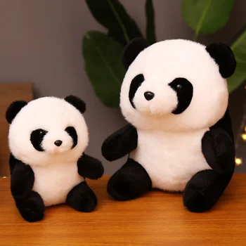 1pc 18/26cm lindo Bebê Urso Panda Boneca de Pelúcia Animal de Pelúcia Boneca Animais Brinquedo de desenhos animados Kawaii Bonecas de Meninas Amante Presentes