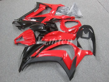 4Gifts Novo ABS Completo Carenagens Kit de Ajuste para a Kawasaki Ninja ZX-10R 2011 2012 2013 2014 2015 11 12 13 14 15 Carroçaria Conjunto Vermelho Preto