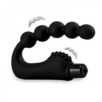 APHRODISIA Vibradores para os Homens as Mulheres de Vibração do Plug Anal de Próstata Massageador em Silicone Bead Anal Plug anal Vibração Brinquedos do Sexo Gay