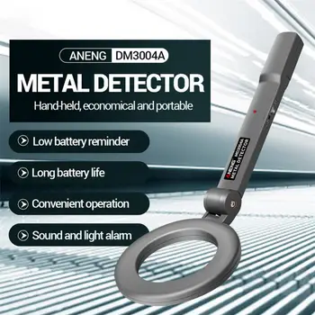 DM3004A Detector de Metal Portátil Alarme de Alta Sensibilidade do Scanner de Segurança Verificador Impermeável Detector de Metal Tesouro Gold Digger