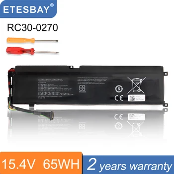 ETESBAY RC30-0270 4221mAh 65 WH Bateria do Portátil para o Razer Blade 15 da Base de dados de Stealth 2018 Notebook Series RZ09-03006 RZ09-0270