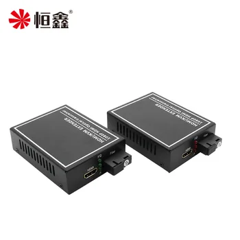 HDMI Fibra Óptica Vídeo Extender HD Transceptor Óptica do Terminal do Conversor de Estender a 20km 1Pair