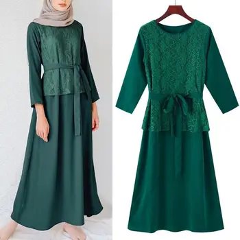 Kaftan Dubai Abaya Turquia Muçulmana Mujer Hijab Vestido De Vestidos Abayas Para As Mulheres Americanas Turco Islã Roupas Manto Femme Caftan