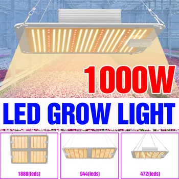 LED Full Spectrum Painel de Crescer Luzes Hidroponia Phytolamp De Plantas, Sementes de Flores emissões de gases de efeito LED Crescimento Lâmpada de 1000W e 2000W 4000W