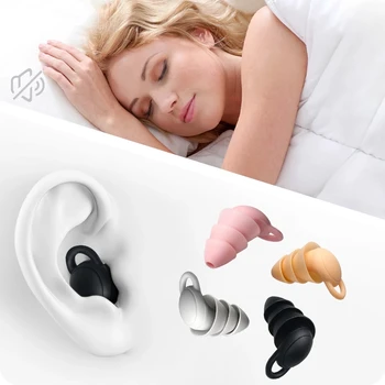 Macio Dormir Tampões de Redução de Ruído Tampões de Ouvido para Dormir, Anti-Protecção contra o Ruído fones de ouvido com Cancelamento de Ruído Protetor de Ouvido