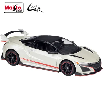 Maisto 1:24 Modelo de Carro Liga de Simulação de Corridas de Metal do Carro de Brinquedo em Brinquedo das Crianças Gift Collection 2018 Acura NSX Versão Modificada