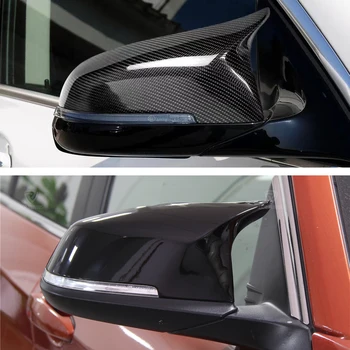 O Negro de carbono M Estilo de Visão Traseira do Lado do Espelho capas Para BMW 5 6 7 Série LCI F10 F18 F11 F06 F07 F12 F13 F01 F02