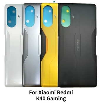 Original Para Xiaomi Redmi K40 Gaming Edition Traseira Tampa Traseira Tampa de vidro Porta Traseira de Substituição do disco Rígido Caso da Bateria