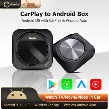 Ownice Android 11 Sem Fio CarPlay Ai Caixa De Maçã Jogo De Carro Android Auto Youtube Netfix Espelho Para Ford Focus, Mondeo Fiesta EcoSpor