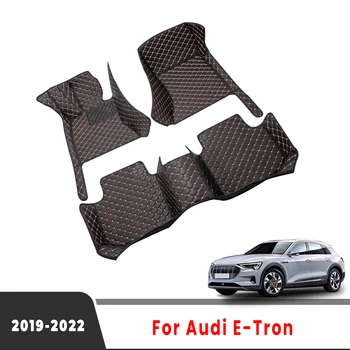 Para A Audi E-Tron Etron 2022 2021 2020 2019 Carro Tapetes Auto Estilo Interiores Acessórios Proteger Tapetes Personalizados Tampa Do Produto