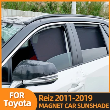 Para Toyota Reiz 2011-2019 Magnético Carro Pára-Sol Do Escudo Frontal Moldura Do Pára-Brisa Cortina Líquida Bebê Vidro Traseiro Lateral Pala De Protecção Do Sol