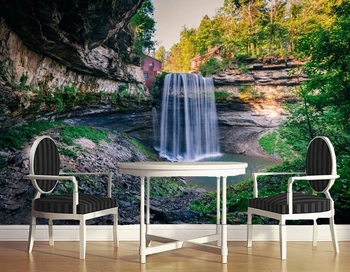 Personalizado paisagem, papel de parede,Canadá Cachoeiras Ontário andorinha-das-rochas de Natureza papéis de parede,bar, sala de tv, sofá parede do quarto em 3d murais