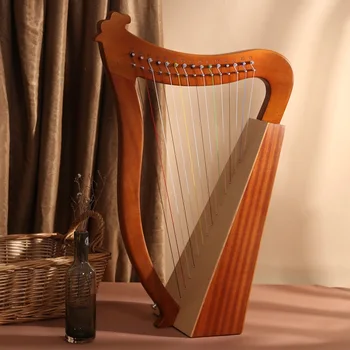Profissional Chinês De Madeira Lira Harpa Bandolim Clássica Tradicional, Lira, Harpa Pessoas Especiais Origem Liere Instrumento Musical