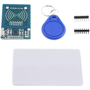 RFID Kit Mifare MFRC-522 RC522 RFID RF Cartão Indutivo Módulo com o S50 Cartão Branco e Anel de Chave para Arduino Raspberry Pi
