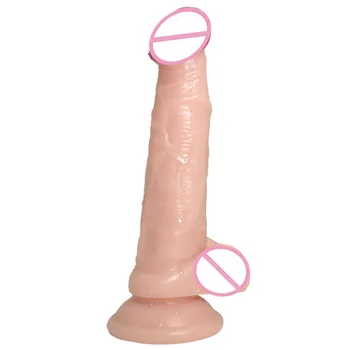 Soft Pequeno Vibrador Realista Pênis Brinquedos Sexuais Para As Mulheres Ventosa Dildo Anal Erótica Falso Pau Masturbador Produtos Para Adultos