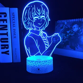 Tóquio Revengers Anime, Hinata DIODO emissor de Luz para o Presente de Aniversário de Criança Decoração do Quarto da Noite de Luz Mesa da Sala 3D Lâmpada Dropshipping