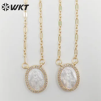 WT-JN218 WKT 2022 Atraente colar de pérola shell colar pingente de venda nova belo restauração das mulheres da forma de colar de tendência de jóias