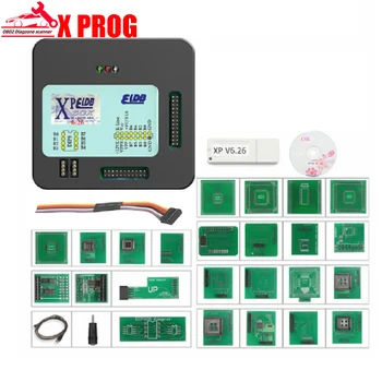 X PRO Gorigina Xp5.55/xp6.26/xp6.50l XProg-M Software Auto Chip ECU Tunning Programador de EEPROM X-Prog V6.8 FW 5.9 Completo Adaptadores T